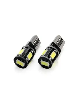 LAMPADAS LED SMD 12V T10 CANBUS (PAR) (AMIO)