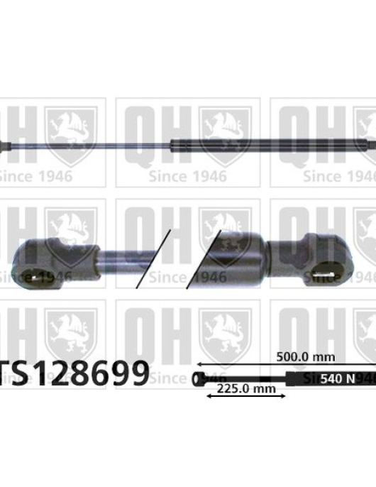 AMORTECEDOR TAMPA DE MALA = AG-40076 (500L 530N)