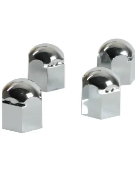 TAMPAS P/ PORCAS DE RODA CROMADAS 19mm