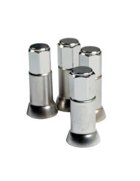 CARRAPETAS DE ALUMINIO CROMADO LONGAS