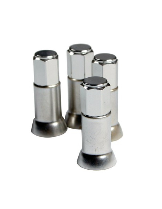 CARRAPETAS DE ALUMINIO CROMADO LONGAS