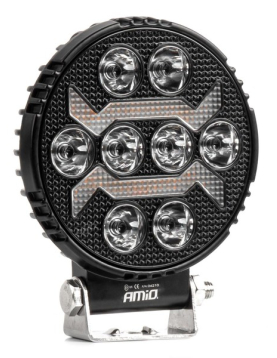 FAROL DE LED COM LUZ PRESENÇA AWL69 54W 6500K 10000lm 9-36V (UNIDADE) (AMIO)