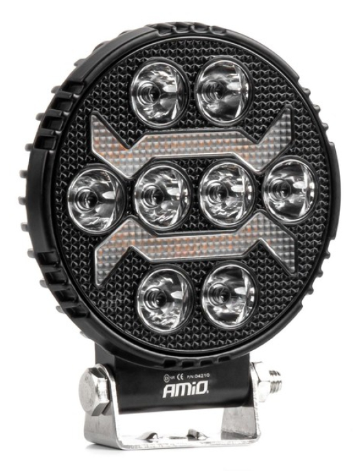 FAROL DE LED COM LUZ PRESENÇA AWL69 54W 6500K 10000lm 9-36V (UNIDADE) (AMIO)