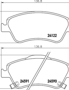 PASTILHAS = MDB2923 (JAPANPARTS)