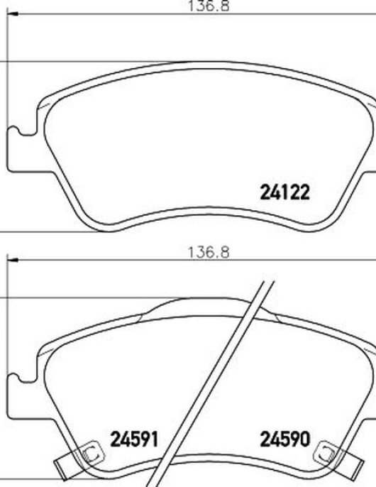 PASTILHAS = MDB2923 (JAPANPARTS)