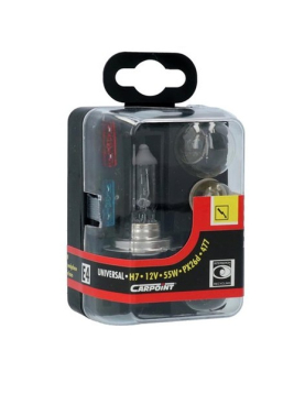 KIT LAMPADAS EMERGENCIA H7 12V (CARPOINT)