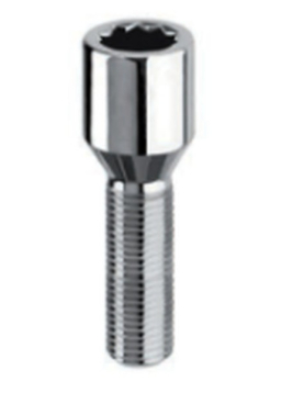 PARAFUSO DE RODA CHAVE INTERIOR 12X1,25 L50 (UNIDADE)