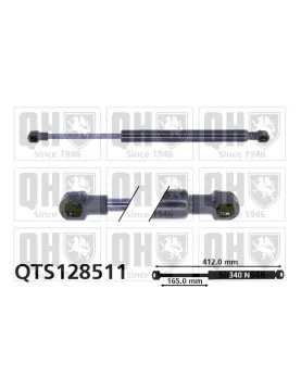 AMORTECEDOR TAMPA MALA = AG-17409 (510L 340N)