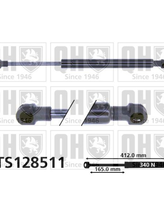 AMORTECEDOR TAMPA MALA = AG-17409 (510L 340N)