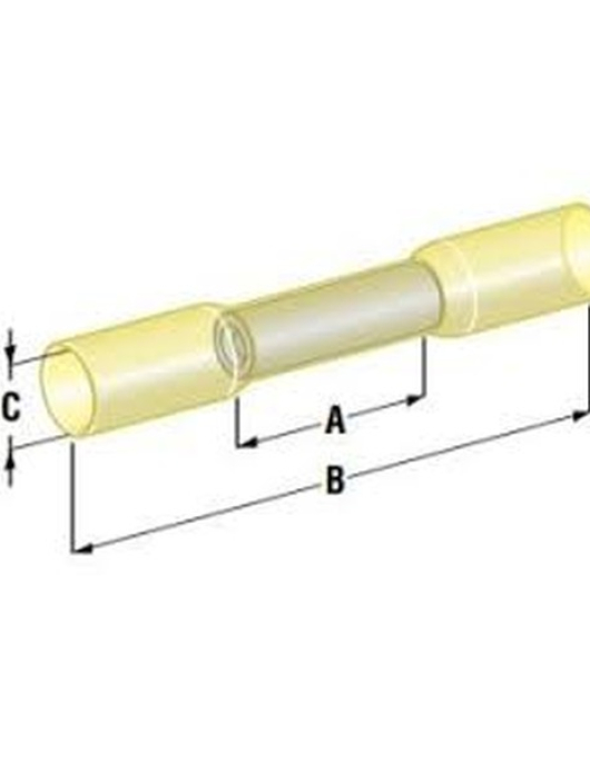 TERMINAL TERMORETRATIL CILINDRICO 0.25-1mm (UNIDADE)
