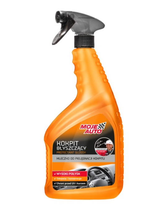 SPRAY BORRIFADOR LIMPA TABLIER COCKPIT C/ BRILHO 750ML (MOJE AUTO)