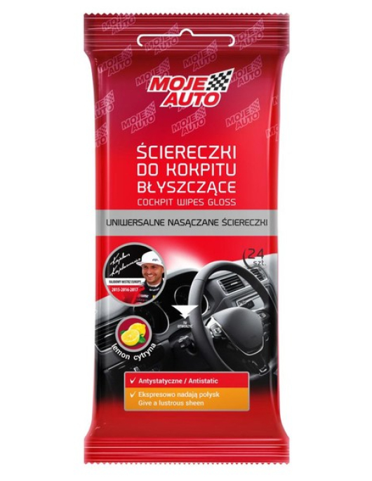 TOALHITAS TABLIER COCKPIT BRILHANTE  24 pcs (MOJE AUTO)