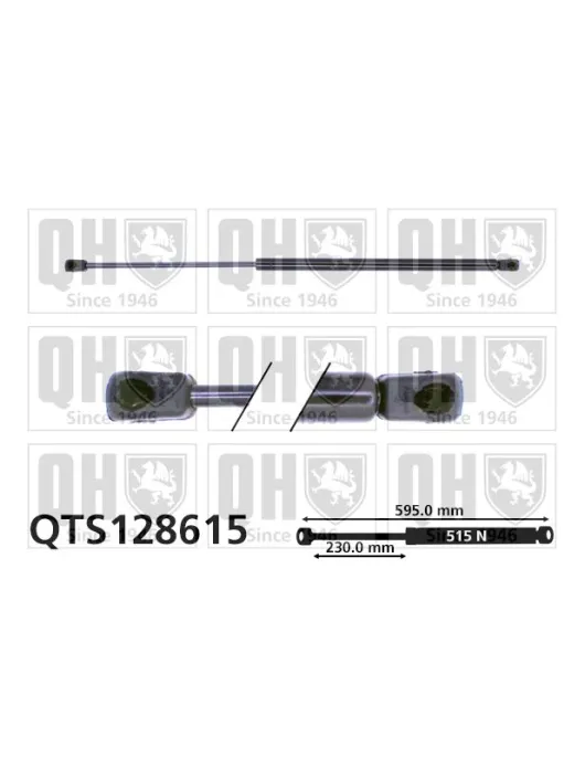 AMORTECEDOR TAMPA MALA = AG-17280 (520N)