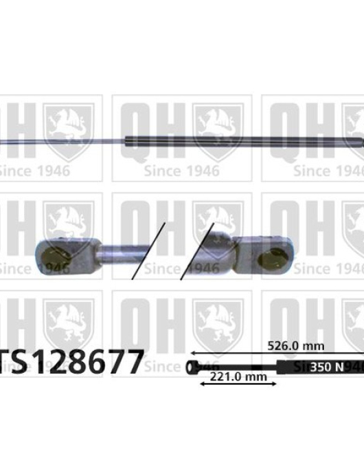 AMORTECEDOR TAMPA DE MALA = AG-17038 (320N)