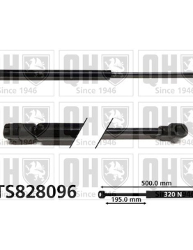 AMORTECEDOR TAMPA DE MALA = AG-40102 500L (320N)