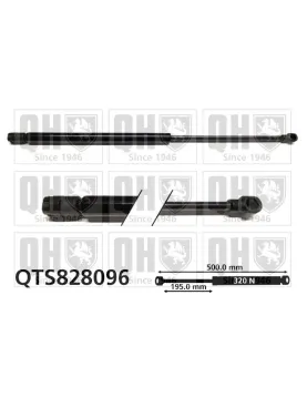 AMORTECEDOR TAMPA DE MALA = AG-40102 500L (320N)