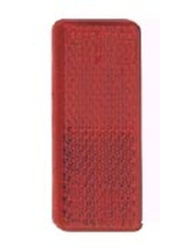 REFLECTOR RETANGULAR VERMELHO 70X28mm