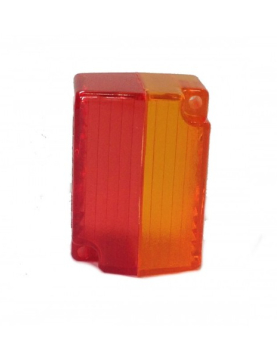 VIDRO FAROLIM PENDURAL VERMELHO / LARANJA
