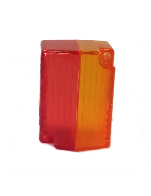 VIDRO FAROLIM PENDURAL VERMELHO / LARANJA