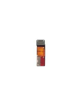 FAROLIM DE PENDURAL DUPLO LARANJA VERMELHO BRANCO