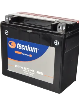 BATERIA DE MOTA = YTX20HL-BS 18.9A 310CCA C/ SIGOU (TECNIUM)