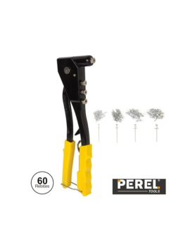 ALICATE DE REBITES PROFISSIONAL C/ 60 REBITES (PEREL)