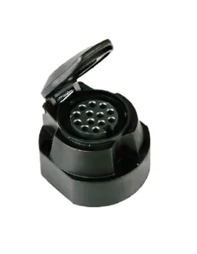 FICHA TOMADA DE REBOQUE PLASTICO FEMEA 13 PINS
