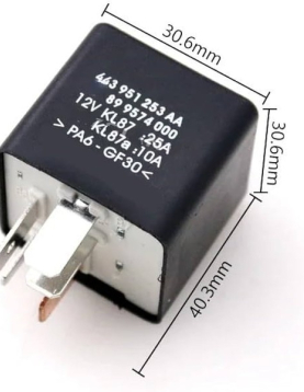 RELE 219 12V 5 TERMINAIS VAG A2-A4-A6-A8-80 PASSAT-TOUAREG