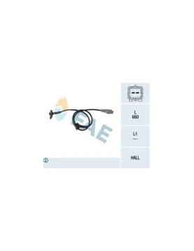 SENSOR DE ABS FRENTE PSA = GBS2597 78117