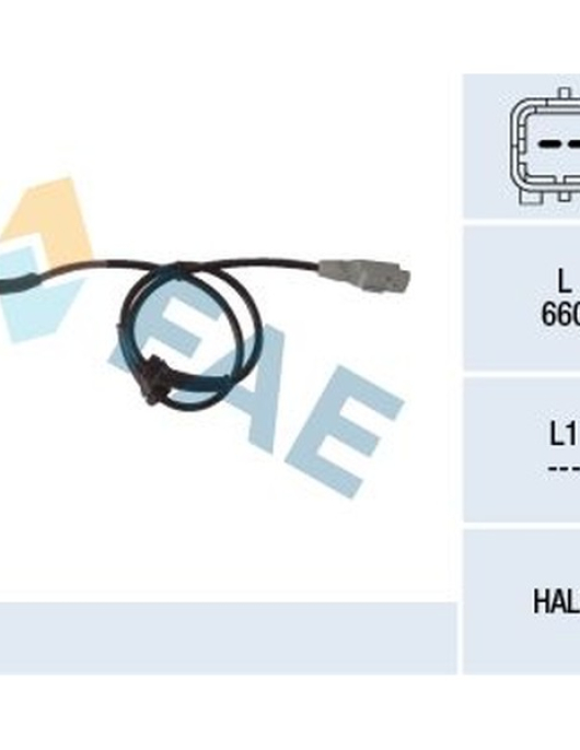 SENSOR DE ABS FRENTE PSA = GBS2597 78117