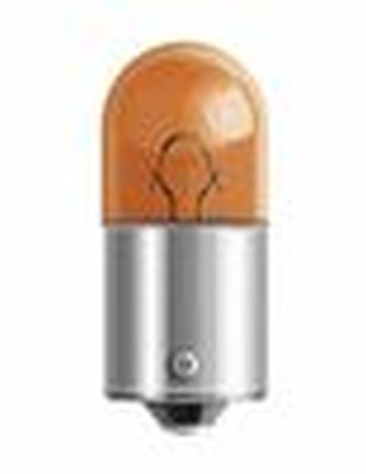 LAMPADA LARANJA DE PISCA DE MOTA 12V 10W RY10W (UNIDADE) (OSRAM)