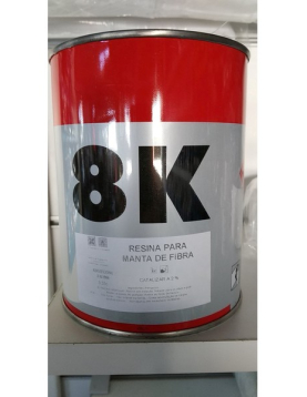 RESINA PARA MANTA DE FIBRA 1Kg (8K)