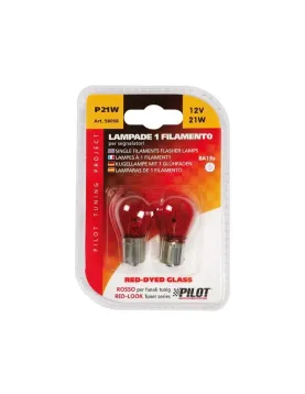 LAMPADAS 12V 21W VERMELHAS BA15S