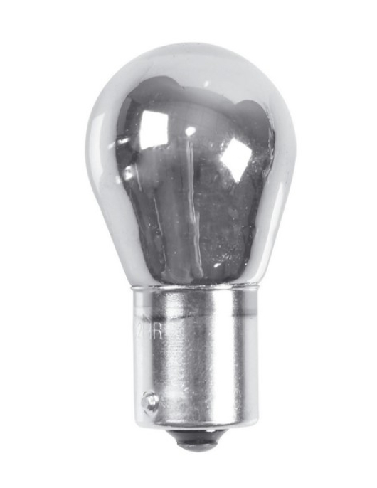 LAMPADAS 12V 21W CROMADAS LUZ VERMELHA