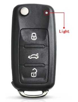 CAPA DE CHAVE VAG COM  LUZ DE SINAL