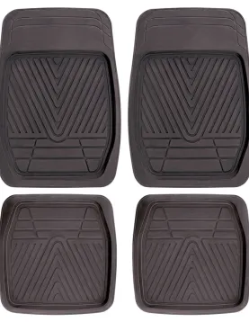 TAPETES CONCAVOS EM BORRACHA "CARGO" 4PCS (POOL LINE)