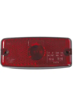 FAROLIM DE BASE PLANA VERMELHO 86x38,4mm