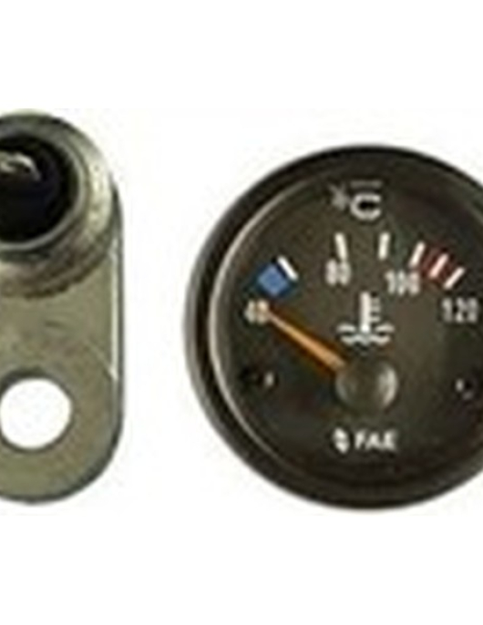 MANOMETRO TEMPERATURA FAE 12V COM VALVULA ENCOSTO