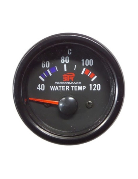 MANOMETRO TEMPERATURA AGUA PRETO CLASSICO (BTR)