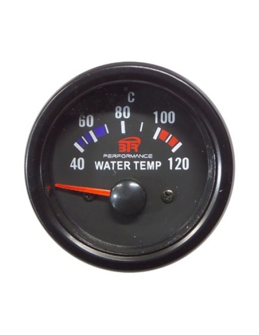 MANOMETRO TEMPERATURA AGUA PRETO CLASSICO (BTR)
