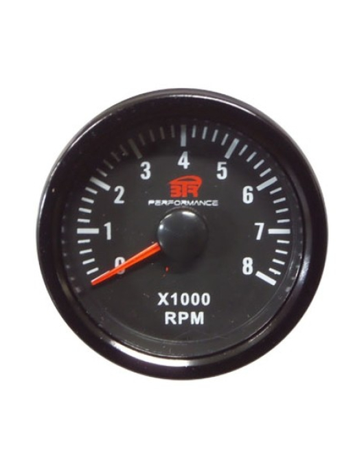 MANOMETRO CONTA ROTAÇOES GASOLINA FUNDO PRETO (BTR)