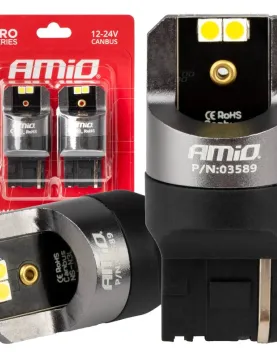 LEDS CANBUS PRO T20 W21W BRANCOS 12/24V (AMIO)