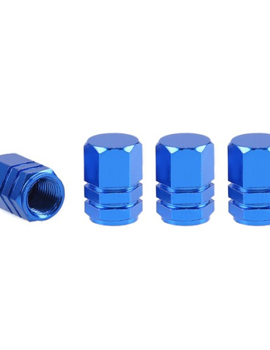 CARRAPETAS DE ALUMINIO AZUIS HEXAGONAIS
