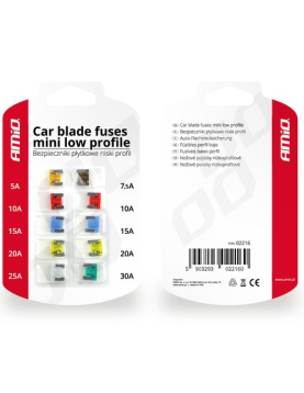FUSIVEIS FICHA MINI LOW PROFILE (10 PCS) (AMIO)