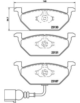 PASTILHAS = MDB2034 MDB2040 ADV184201 (DENCKERMANN)