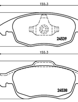 PASTILHAS DE TRAVAO = MDB2890 ADP154201 (DENCKERMANN)
