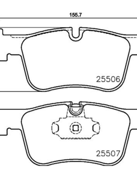 PASTILHAS DE TRAVAO = MDB3216 ADB114225 (DENCKERMANN)