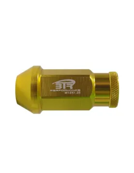 PORCAS DE RODA 12X1.25 L52 ALUMINIO DOURADAS (JOGO 20)