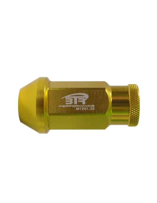 PORCAS DE RODA 12X1.25 L52 ALUMINIO DOURADAS (JOGO 20)