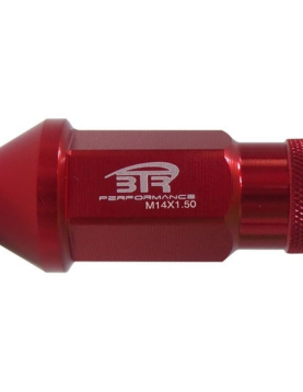 PORCAS DE RODA 14X1.5 L52 ALUMINIO VERMELHO (JOGO 20)